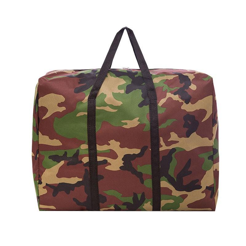 Camouflage Luggage Moving House Bag Thick Waterproof Oxford Large Capacity Quilt Storage Bag Travel Tote Carrying Camping Bag