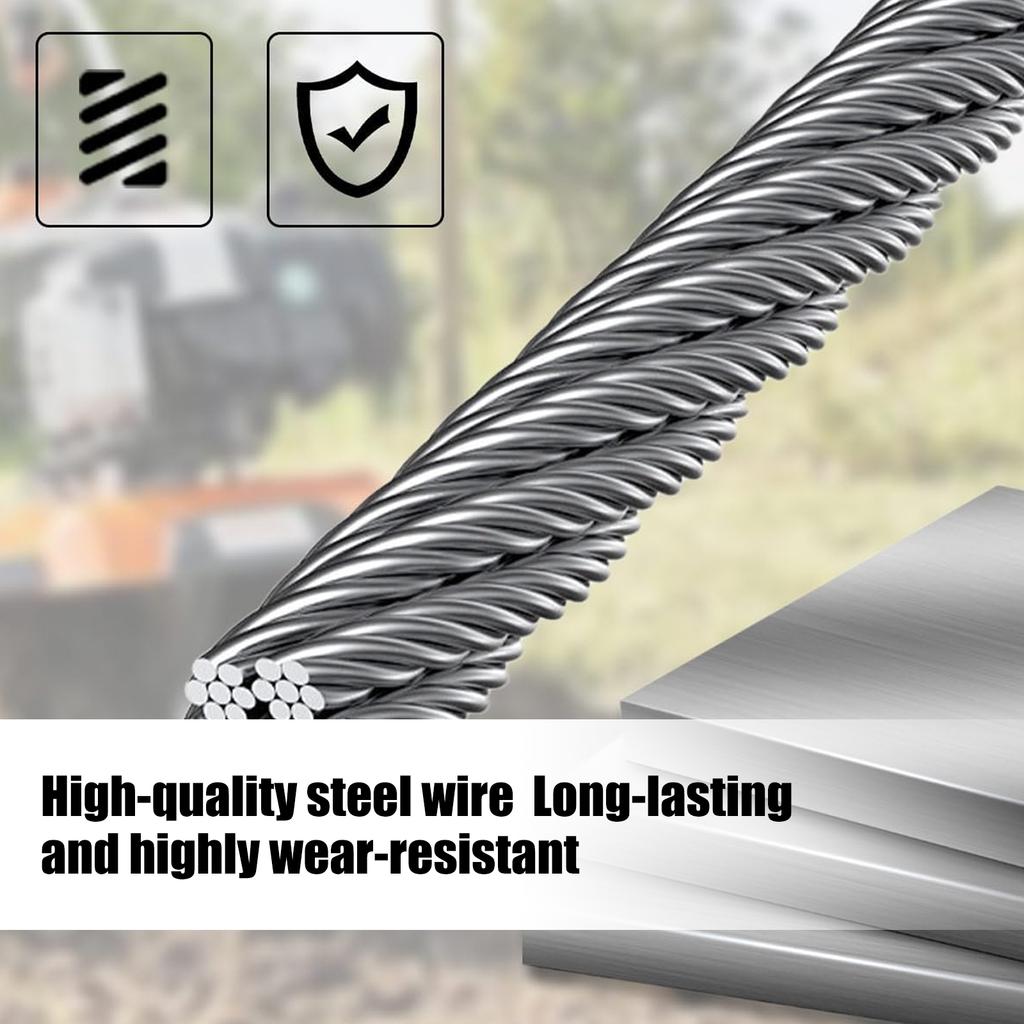 Запасной трос румпеля 53630 для 5055 5055c 7055 7055C 6015B 6015V 6065 ротационного культиватора Прочная металлическая конструкция