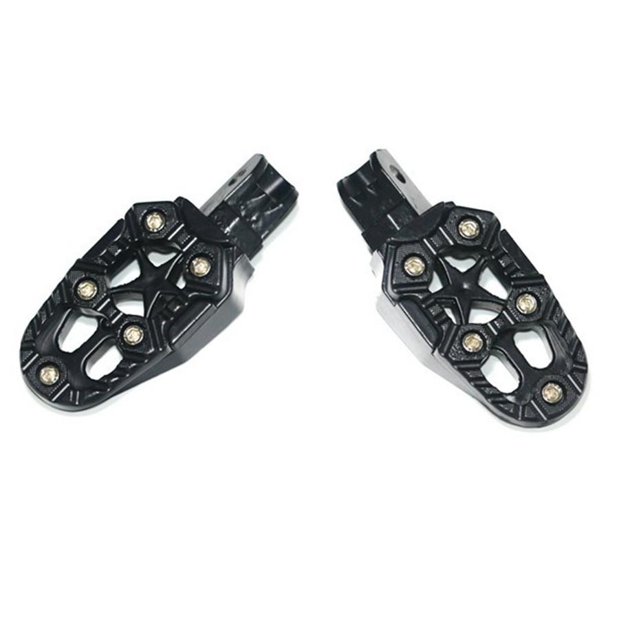 Aluminum Motorcycle Footrests Foot Peg Mount Pedals for Dirt Bike Star Styling