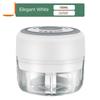 Mini Electric Garlic Chopper, Mini Chopper Food Processor Fits for Cutter Vegetables/Meat Grinder/Garlic Chooper/Fruits Masher/Salad Grinder