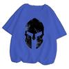 Spartan 100% Cotton T-shirts Men Summer Comic Funny T-shirt Harajuku Streetwear Tops Oversized Black Man Clothing
