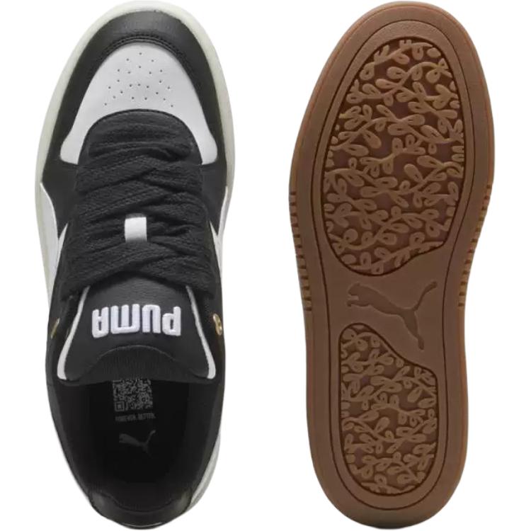 Puma Park Luna Удобные Модные Повседневные Кроссовки с Низким Верхом Женские кроссовки Черно-Белые 402509-01