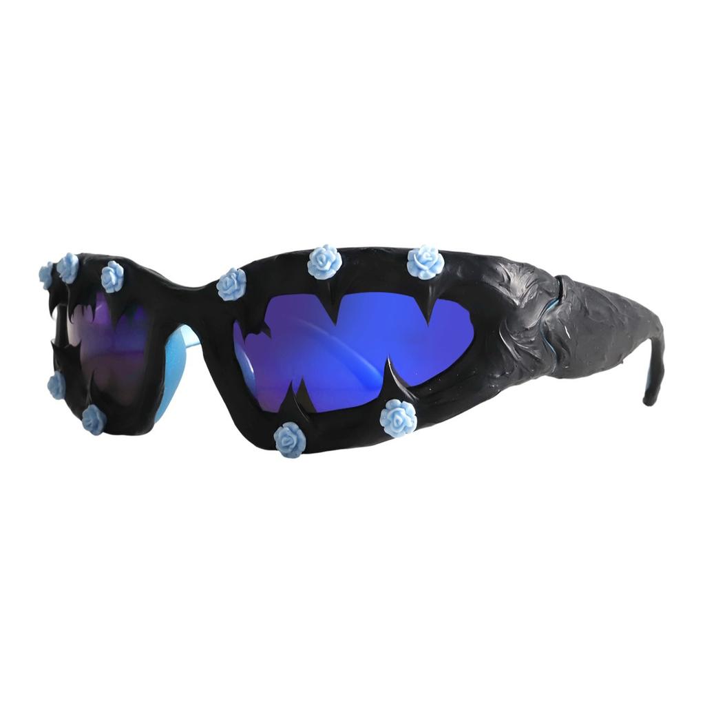 Personalized avant-garde pioneer sunglasses men's dark American handmade venom party styling glasses trendy sunglasses men's and women's