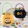 Cloth Pumpkin Candy Bucket Trick or Treat Stuffed Cotton Tote Bags Kawaii Halloween Candy Bag  Kids