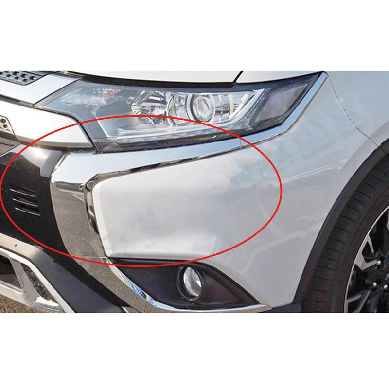 Хромированная накладка на передний левый центральный бампер для Mitsubishi Outlander 2018 2017 2016 6407A145