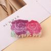 Clip Candy Color Flower Hair Clip Female Hair Accessories Plastic Hair Claw Korean Style Headwear