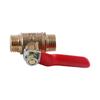 G1/4 Full Port Hose Connector Brass Pipe Male to Male Thread Switch Ball Valve Pipe Fittings