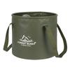 KNUE Folding Bucket, Large Capacity 10L/20L, Perfect for Car Washing, Fishing, Cleaning, Disaster Preparedness, Camping, Compact Storage, Portable, an