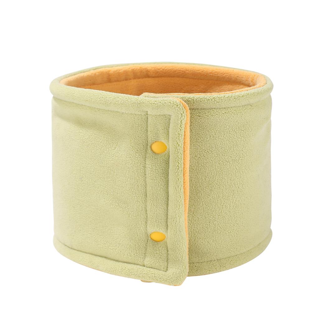 Men's and Women's Winter Warm Fleece Lined Neck Gaiter Reversible Snap Button Neck Warmer All Match Outdoor Sports Cold Protection Neck Cover