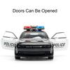 Scale 1:32 Hellcat Police Car Charger Challenger 1970 Model Toy Alloy Diecast Pull Back Sound Light Vehicle for Boys Presents