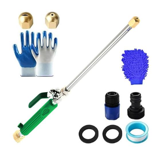 Pressure Washer Wand High Pressure Power Jet Washer Portable Car Washing Wand with Hose Quick Connector for Car Window Garden Cleaning