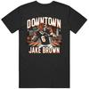 Футболка с принтом Jake Browning Downtown Jake Brown Fan
