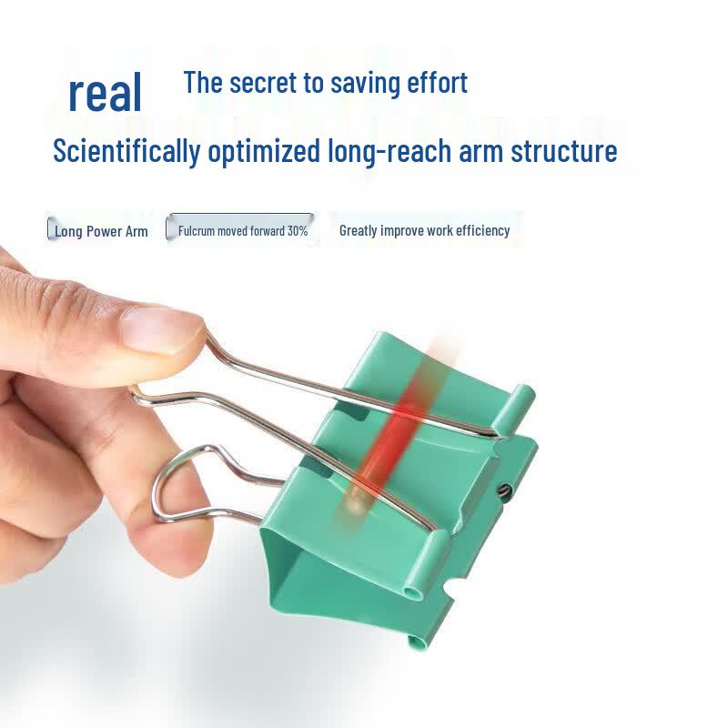 Deli Colored Long Tail Paper Clips