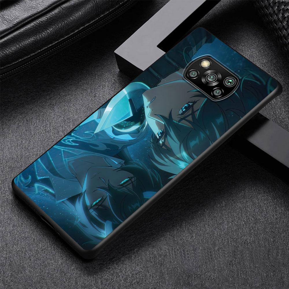 Чехол Honkai Star Rail для Xiaomi Poco X5 X3 NFC M5s F3 M4 M3 M2 Pro, черный, мягкий, силиконовый чехол для телефона