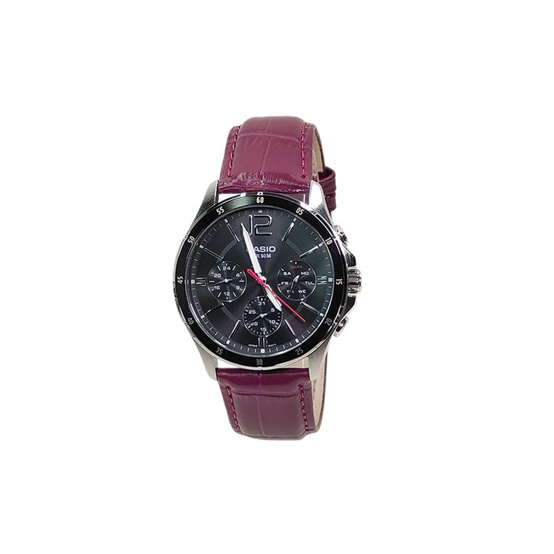 Casio Индивидуальные часы модифицированная серия модный тренд часы водозащита MW-59-1E модифицированные-Сатин Mengyouliu Кварцевые кожаные MW-59-1E-AnZiSeBiaoDai