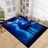 New product Glowing blue deer at night Carpet for Living Room Bedroom Bedside Floor Mat Cloakroom Children Playing Mat Area Rug