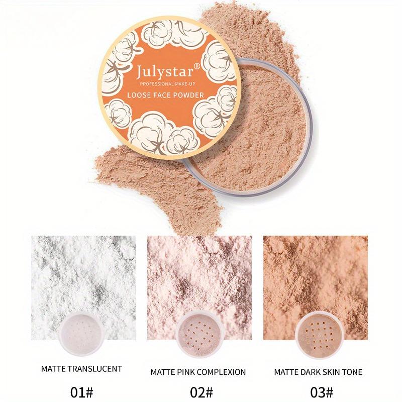 Waterproof and Anti-Sweat Concealer Powder Light Nude Contouring Matte Powder Setting Must-Have Makeup Setting Powder Essential for Summer