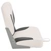 Foldable Boat Seat 2 Piece Set Low Backrest