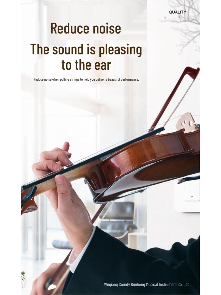 Micro-dust Rosin Block for Violin, Cello, Bass, and Erhu