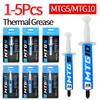 1/3/5 шт. 5/10 г шприц MTG5/MTG10 Термопроводящая паста 14,3 Вт/мК для процессоров AMD Intel, радиатора, вентилятора охлаждения