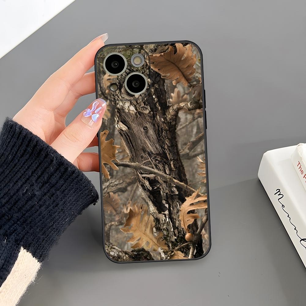 Камуфляжный чехол для телефона с рисунком оленьей охоты для iPhone 16 Plus 15 14 Pro Max 13 Mini 11 12 Xr X Xs 6 7 8 SE Plus Задняя крышка