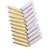 10Pcs/Set Of 4.5*18Mm Seamless Metal Shoelaces Tips Head Replacement
