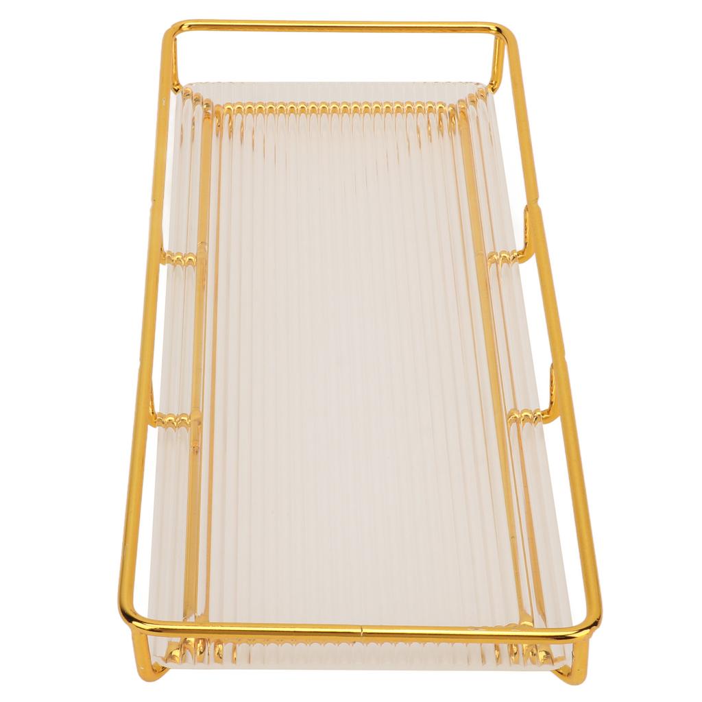 Поднос для столешницы в ванной из нержавеющей стали и акрила, современный минималистичный дизайн, экономящий место в ванной