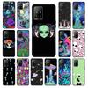 Funda Aesthetics Cartoon Alien Space Phone Cover For OPPO A74 A94 A3S A5S A9 A12 A15S A52 A53S A72 A73 2020 A91 5G Cases Coque