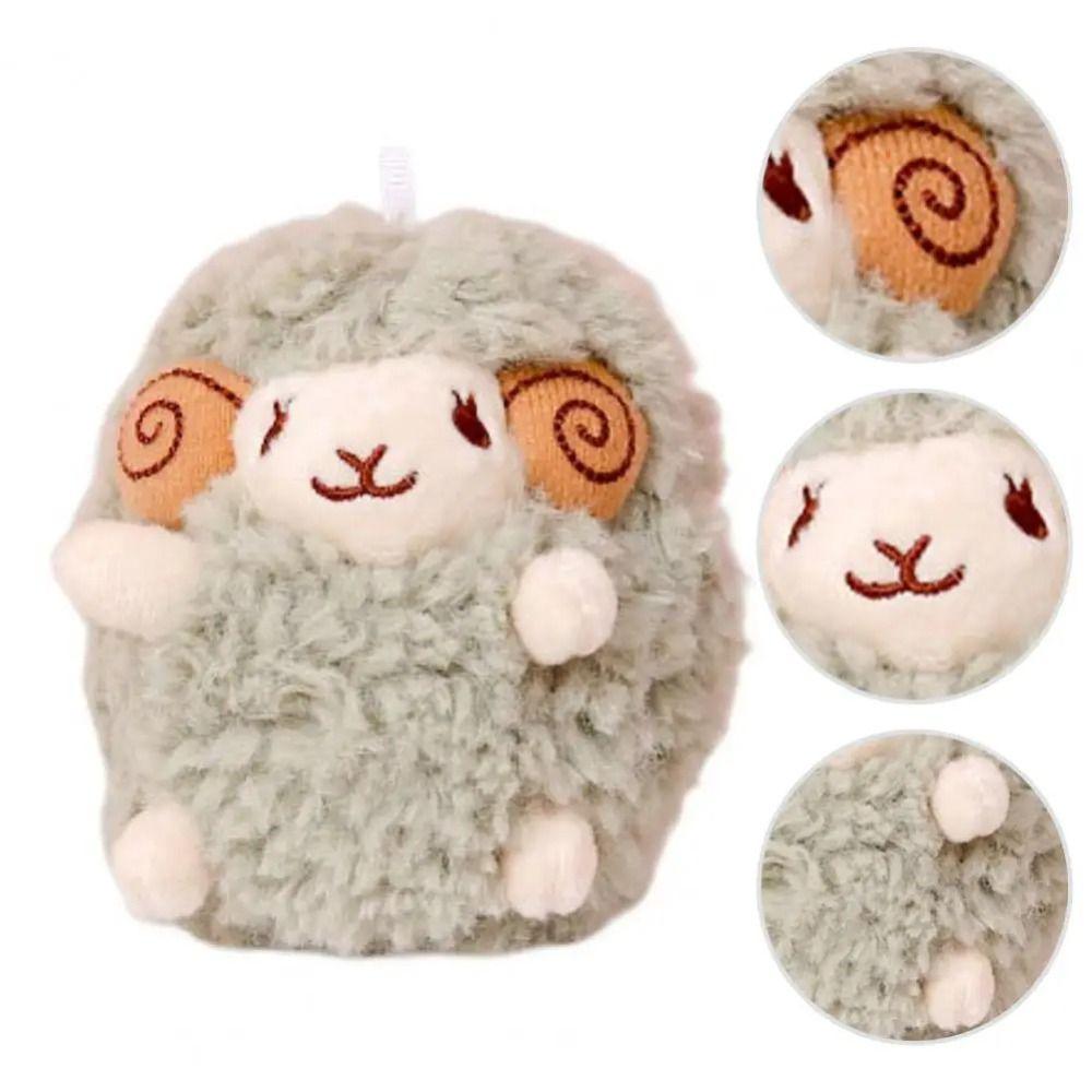 Lamb Mini Sheep Plush Keychain Mini Sheep Soft Lamb Doll Ornament Sheep Plush Pendant  Decoration