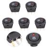 Lamp Control Fog Light Switch 20A 23x23mm ABS Plastic Black Shell DC12V Red LED Car Led On Off Rocker Truck Round