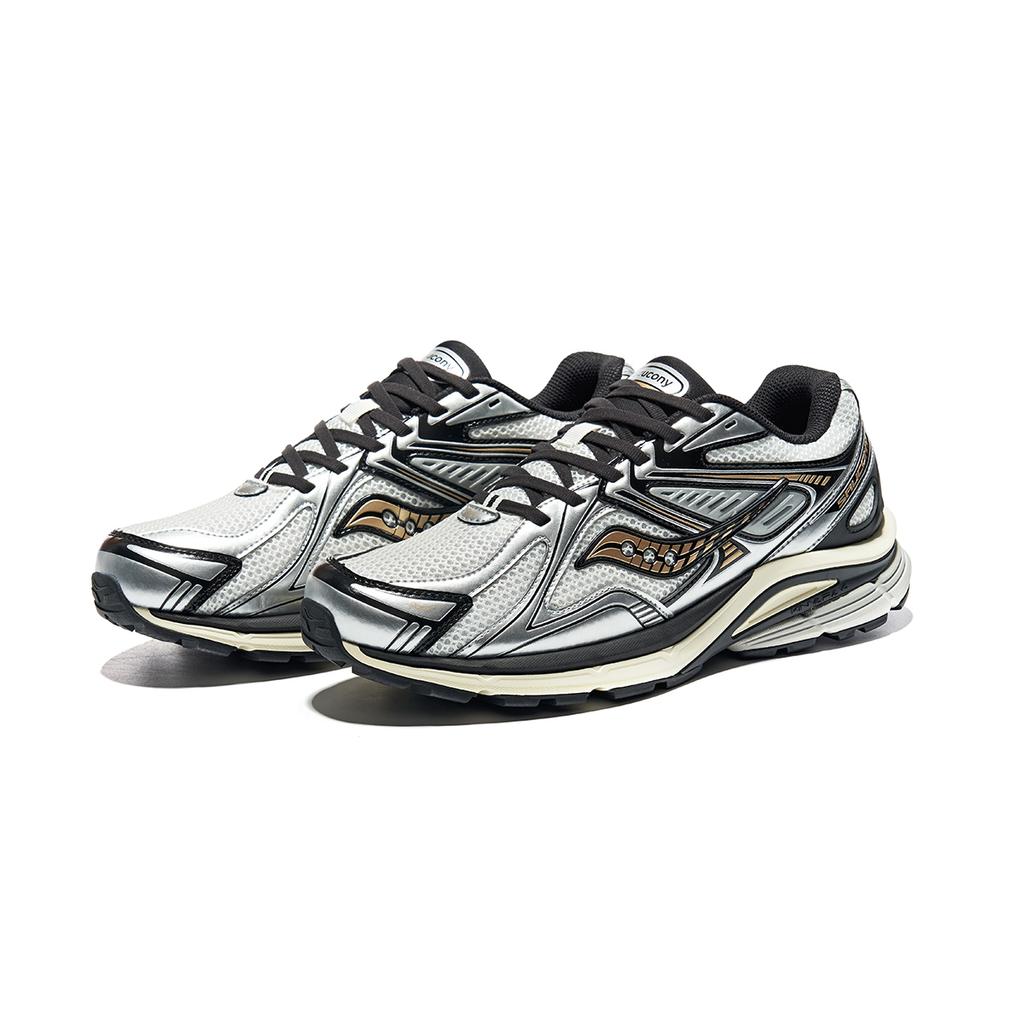 SAUCONY Kinvara 4 RE Comfortable Retro Durable Low-Top Casual Running Shoes Unisex Sneaker White Black Silver S79052-5