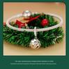 Yinziyun Sterling Silver Snowflake Bell Pendant Necklace