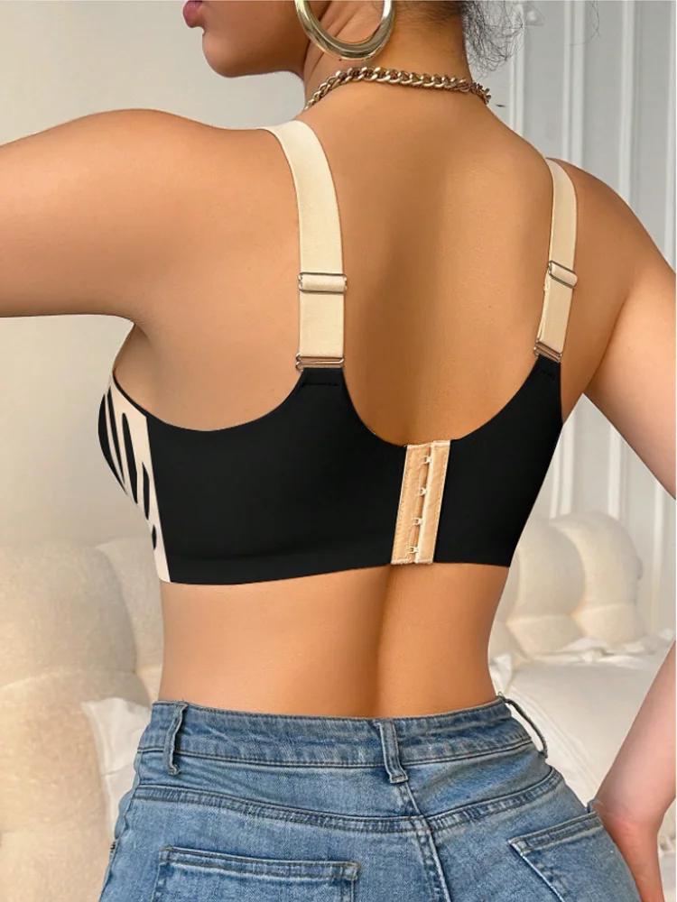 Женский бюстгальтер Push-up Gather Wireless Bra Женский мягкий поддерживающий регулируемый бюстгальтер с антипровисающими чашечками M-2XL