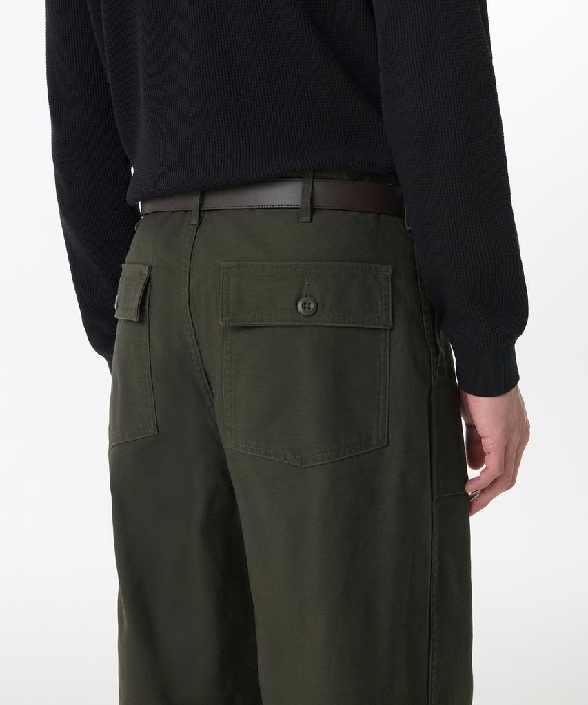 MUSINSA STANDARD Wide Replica Fatigue Pants [Deep Khaki]