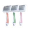 Plastic Metal Nit Head Fur Cleaner Cat Hair Grooming Pet Cleaning Comb Dog Massage Bath Brush