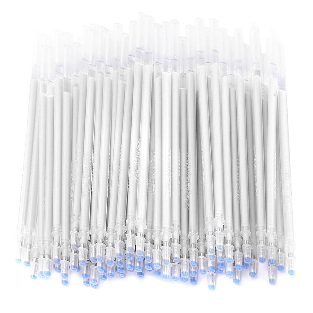 100pcs White High Temperature Disappearing Pen Refill Heat Erasable Marker for Dressmaking DIY Sewing