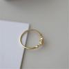Shiny Zircon Exquisite Snowflake Ring for Women 925 Sterling Silver 14k Gold Plated Romantic Wedding Jewelry