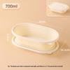 HANDUNYOU Biodegradable Square Disposable Meal Box