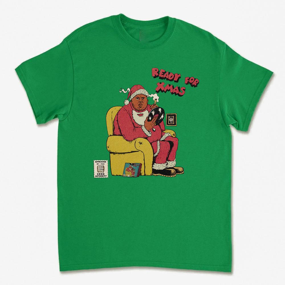 Cookin Soul Band Ready for Xmas Album Cotton T-Shirt Irish Green MK277 Unisex T-Shirt