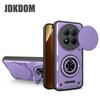 JDKDOM Противоударный чехол-держатель с магнитным кольцом для Redmi Note 15 Pro Plus 5G 4G Сдвижная крышка для защиты объектива камеры
