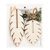 Wooden Christmas Decorations - 3 Embossed Pine Cones