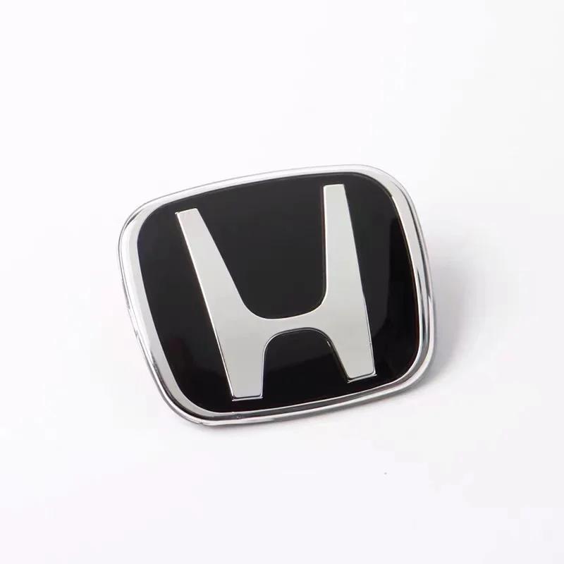 pcdwy7 Car Steering Wheel Emblem H-Sticker For Honda Civic Accord City CRV Jade Fit Odyssey Hybrid Red Black Blue Interior Modification