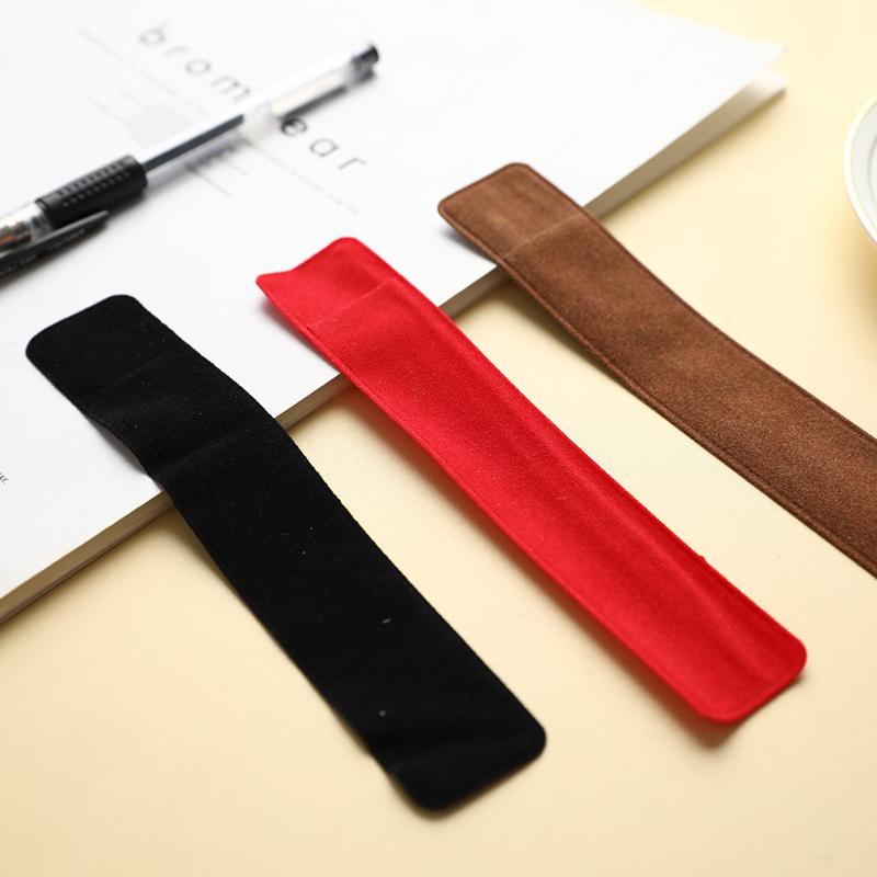 10 шт. бархатный чехол для перьевой ручки, чехол для одного карандаша, ретро-чехол для ручки