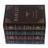 Книга Безделушка Винтажный Стиль Текстурированная Покрытая Золотой Оттенок Функция Хранения ДВП Декоративная Книжная Декорация для