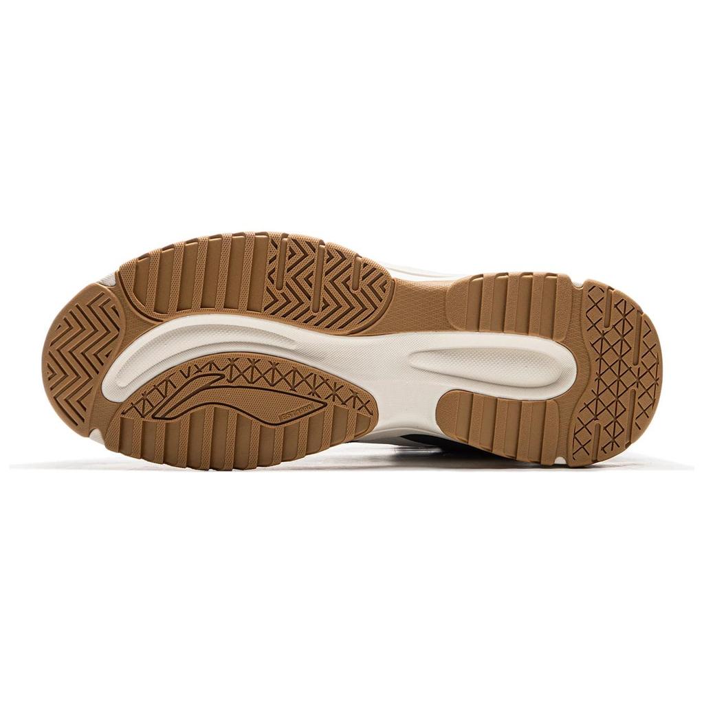 Li Ning Tian Ji 3.0 Hi Classic Comfortable Retro Trend Thick Sole Height Increasing Rebound Non-Slip Wear-Resistant Mid-Top Skate Shoes AGCU433-4