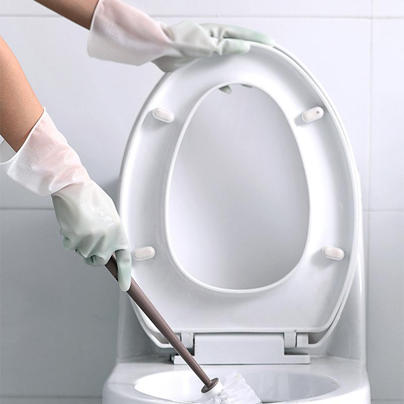 Cleaning Tools Utility Gauntlets Durable Rubber Protective Handwear Kitchen Gloves Reusable Household Dishwashing Tools 1PCS Premium PVC Accessories