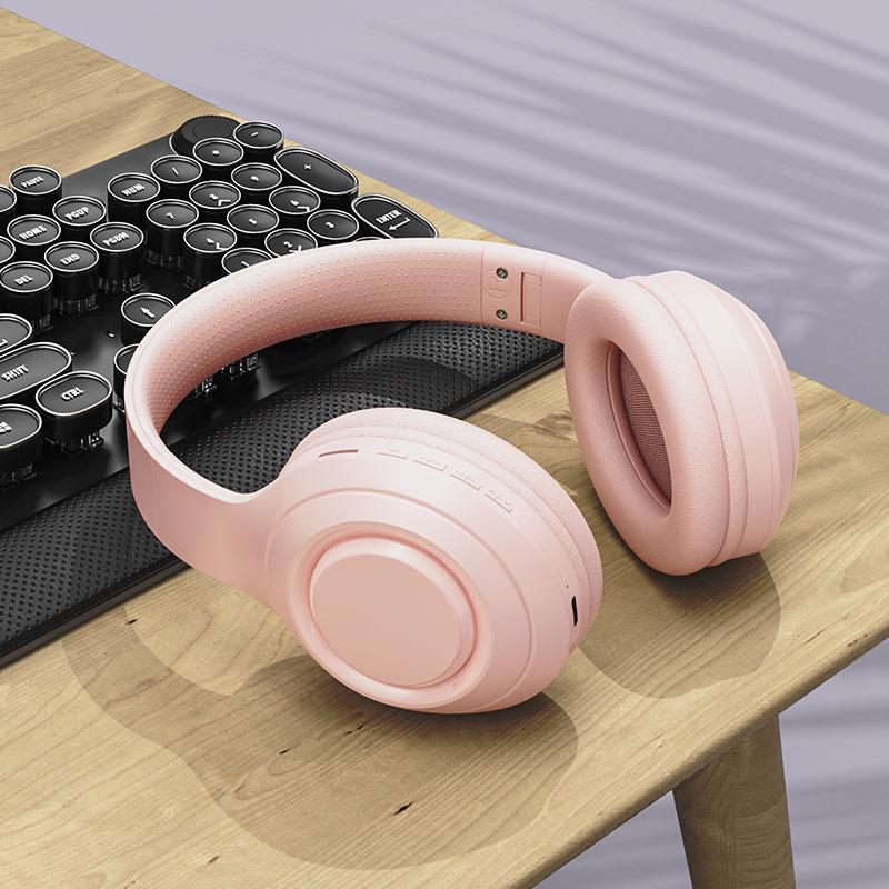 Wireless Over-Ear Bluetooth Headphones with Long Battery Life, Heavy Bass, and Call Functionality