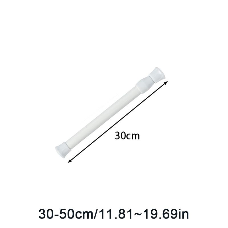 Регулируемый карниз 30-90 см с пружинным механизмом, выдвижные телескопические штанги для ванной комнаты, душевой штанги, без сверления, подвесные штанги