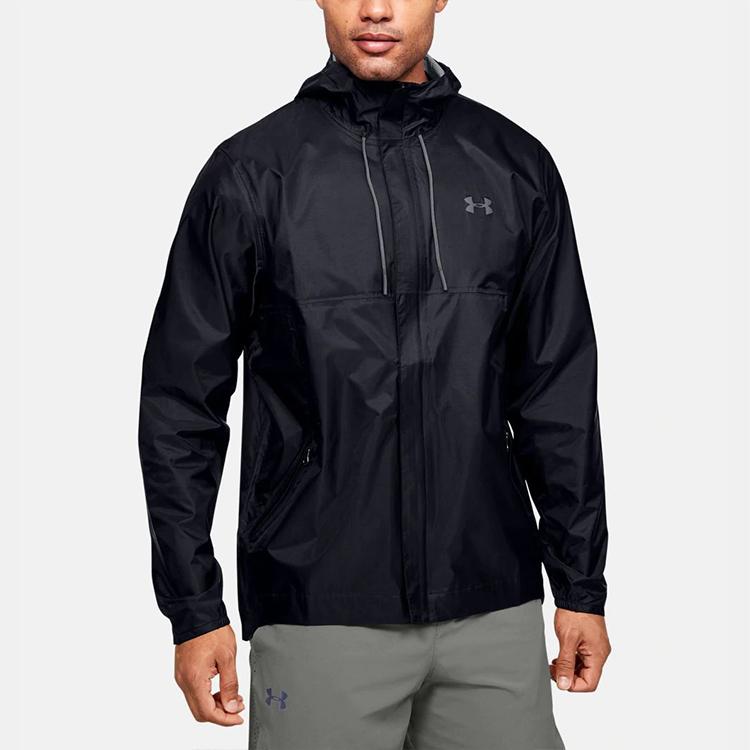 Under Armour Cloudburst Shell Running Training Спортивная куртка Мужская Верхняя одежда Черный 1350950-001