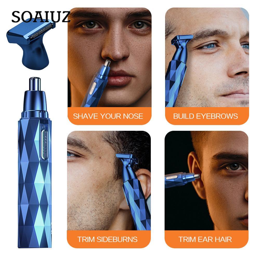 Электрический триммер для носа для мужчин, мужской эпилятор, триммер для ушей, тример для волос на лице, борода, машинки для стрижки бровей, резак, инструмент для бритья, бритва, перезаряжаемая через USB